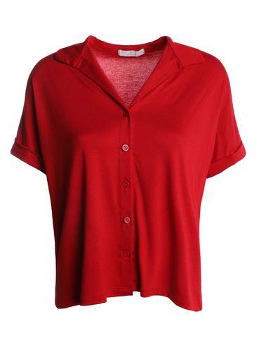 Camisa Crepe Viscose Autentique Feminina VERMELHO