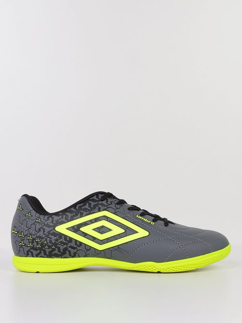 Chuteira Futsal Class Neo  Umbro Masculina CINZA/AMARELO