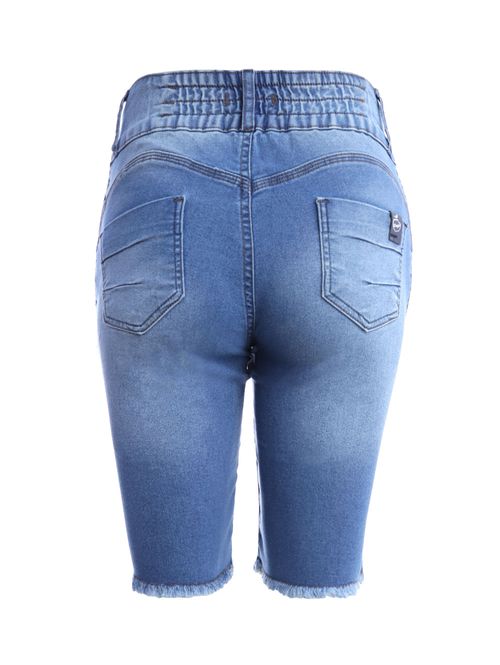 Bermuda Jeans Feminina AZUL