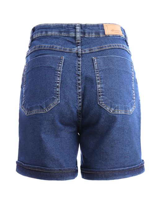 Bermuda Jeans Sawary Feminina AZUL