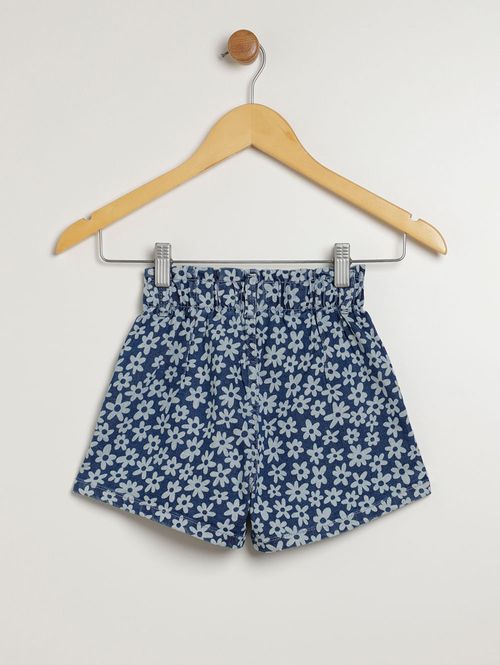 Short Jeans Kid+ Infantil Para Menina - AZUL