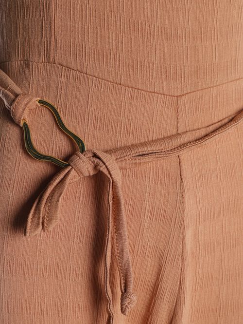 Macacão Malha Longo Autentique Feminino CARAMELO