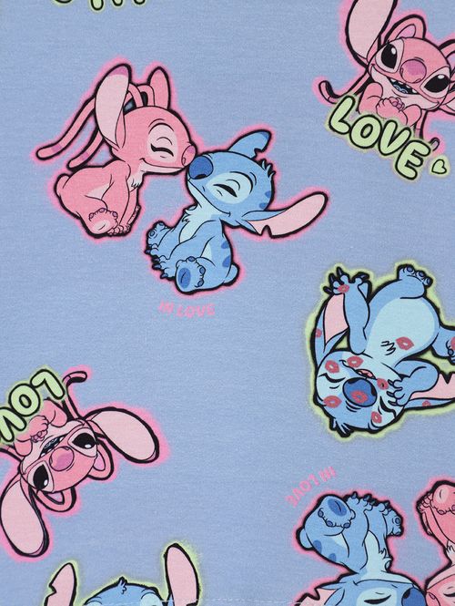 Blusa Cotton Stitch Infantil Para Menina - AZUL