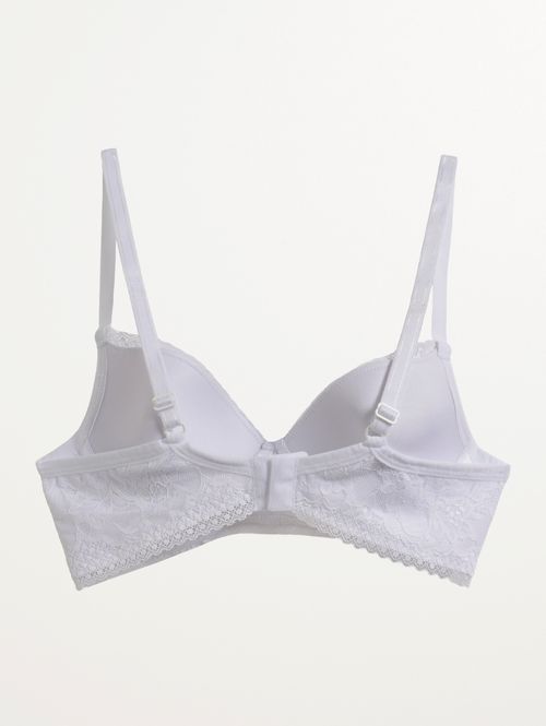 Sutiã Renda Com Bojo Feminino BRANCO