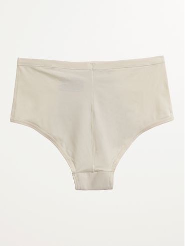 Calcinha Microfibra Reforço Interno Feminina BEGE