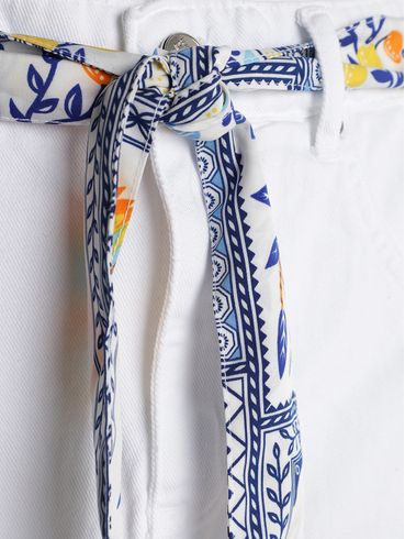 Saia Sarja Feminina BRANCO