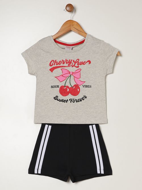Conjunto Curto Juvenil Para Menina - MESCLA