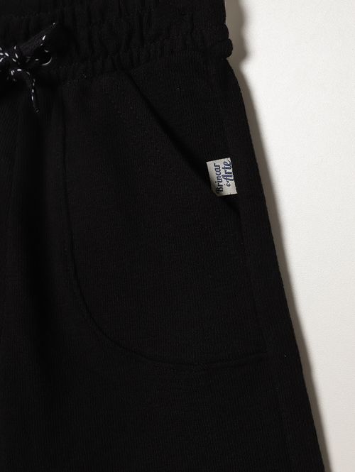 Bermuda Jacquard Infantil Para Menino - PRETO