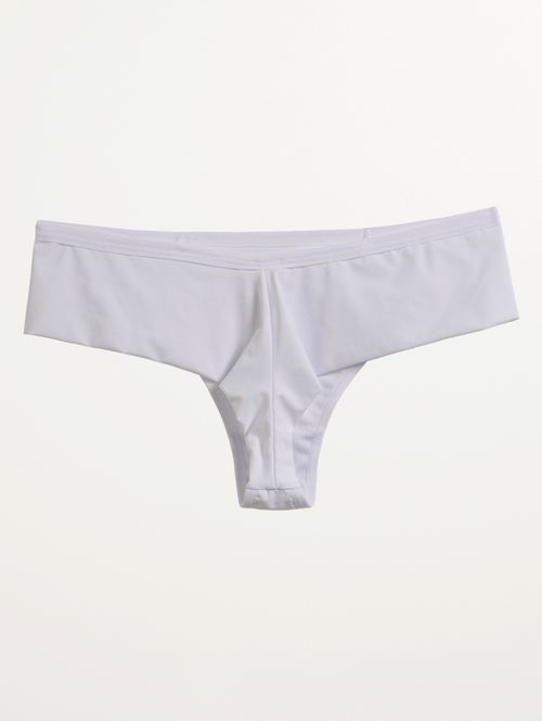 Calcinha Microfibra Fio Duplo Feminina BRANCO