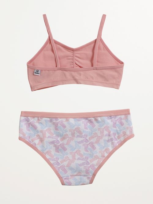 Conjunto de Lingerie Infantil Para Menina - SALMAO