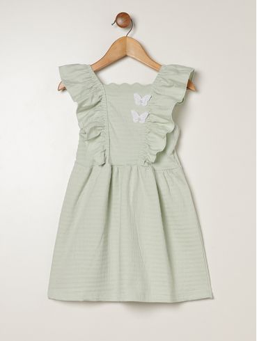 Vestido Infantil Para Menina - VERDE