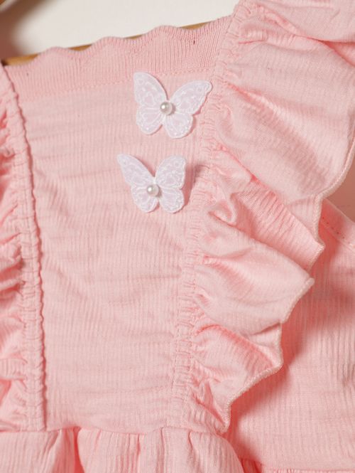 Vestido Infantil Para Menina - ROSA