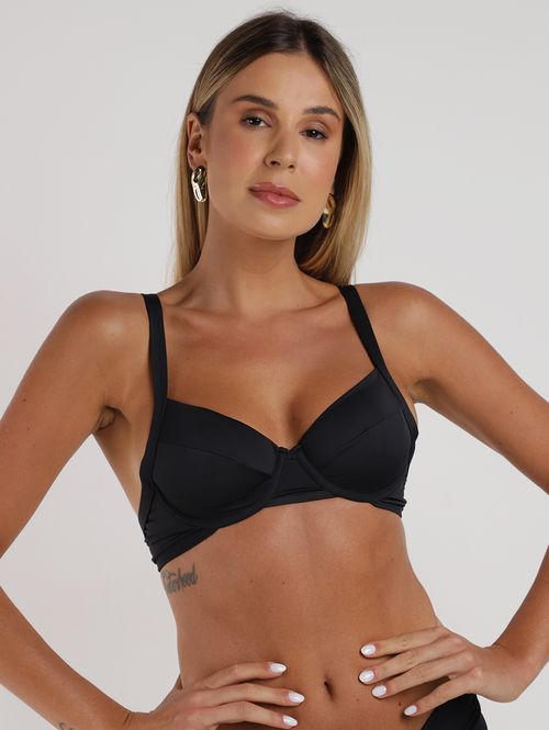 Biquíni Top Bojo Soft  Feminino PRETO
