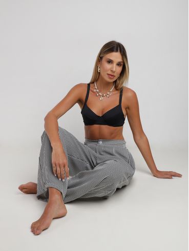 Biquíni Top Bojo Soft Remivível Feminino PRETO