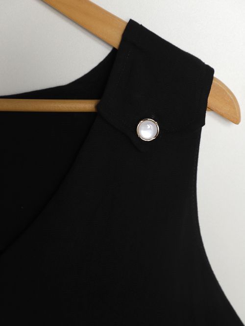 Blusa Regata Plus Size Feminina PRETO