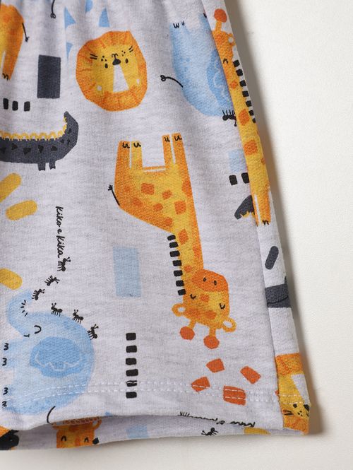 Conjunto Curto Infantil Para Bebê - AMARELO