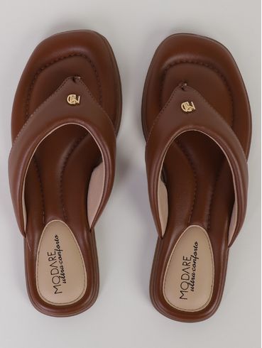 Rasteira Comfort Modare Feminina MARROM