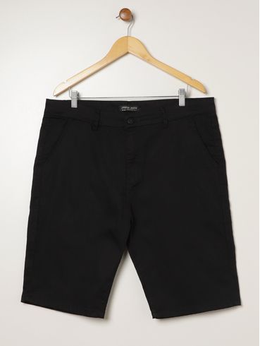 Bermuda Sarja Plus Size Masculina PRETO