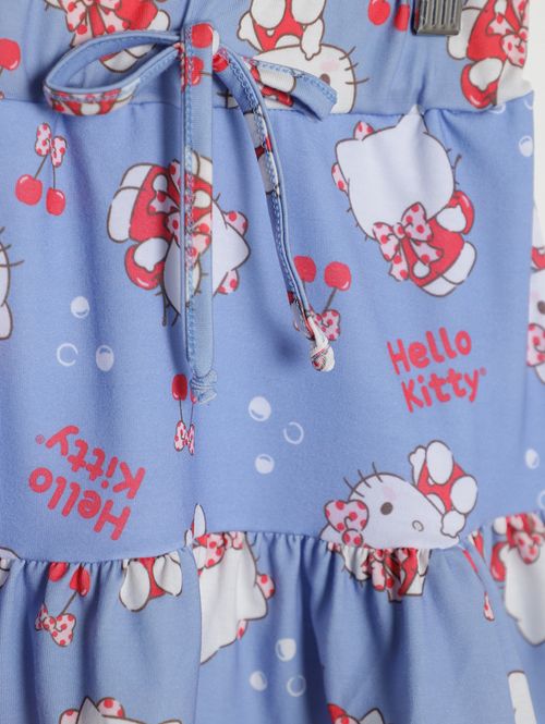 Conjunto Curto Infantil Para Menina - AZUL