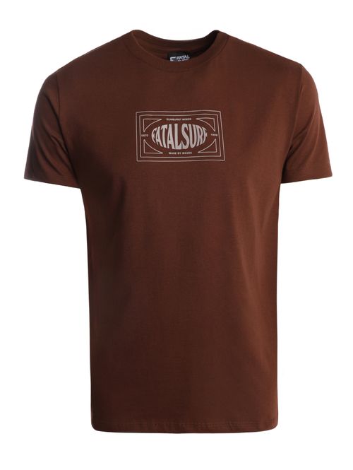 Camiseta Manga Curta Masculina MARROM