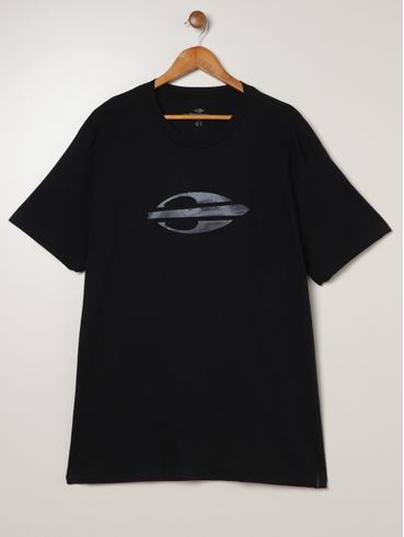 Camiseta Manga Curta Mormaii Plus Size Masculina PRETO