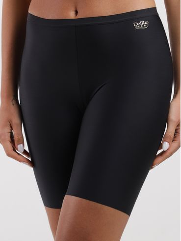 Bermuda Modeladora Acabamento a Laser Feminina PRETO