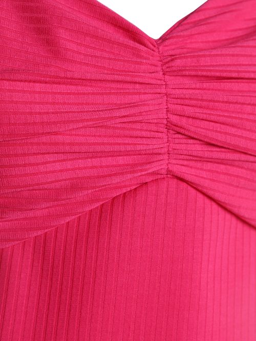 Blusa Cropped Canelado Autentique Feminina ROSA