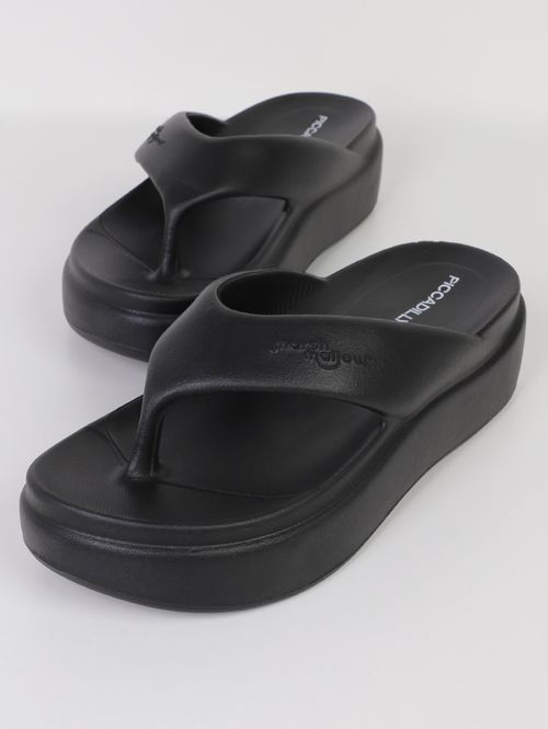 Chinelo Alto Marshmallow Piccadilly Feminino PRETO