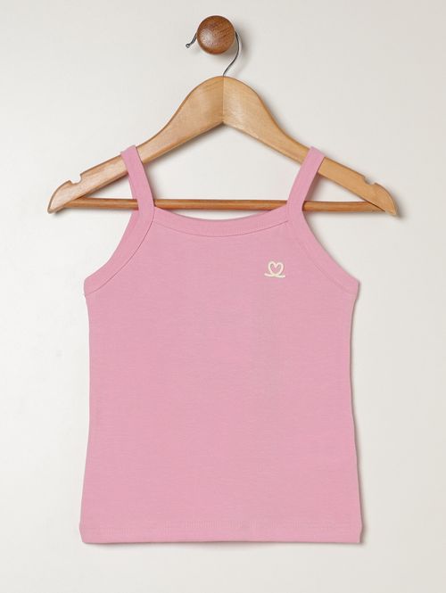 Blusa Regata Infantil Para Menina - ROSA CLARO