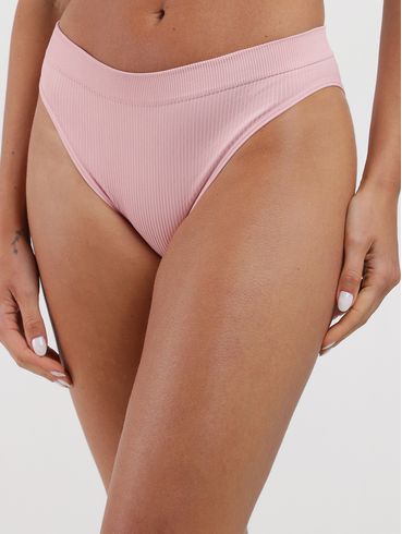 Kit com 02 Calcinhas DelRio Femininas ROSA/AREIA