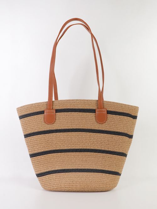 Bolsa de Praia Shopper Feminina MARROM