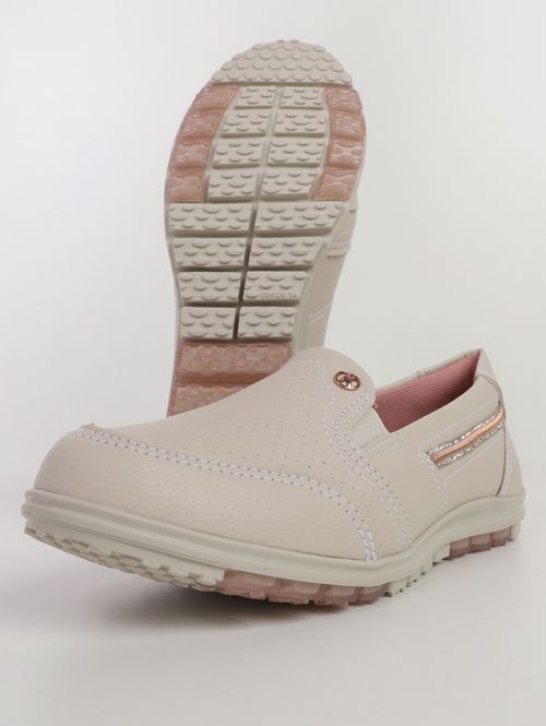 Tênis Casual Slip On Kolosh Feminino BEGE
