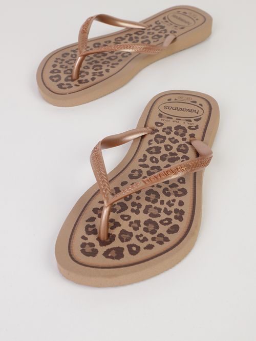 Chinelo Slim Animals Havaianas Feminino ROSE