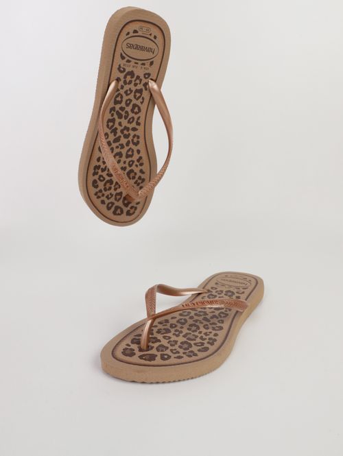 Chinelo Slim Animals Havaianas Feminino ROSE