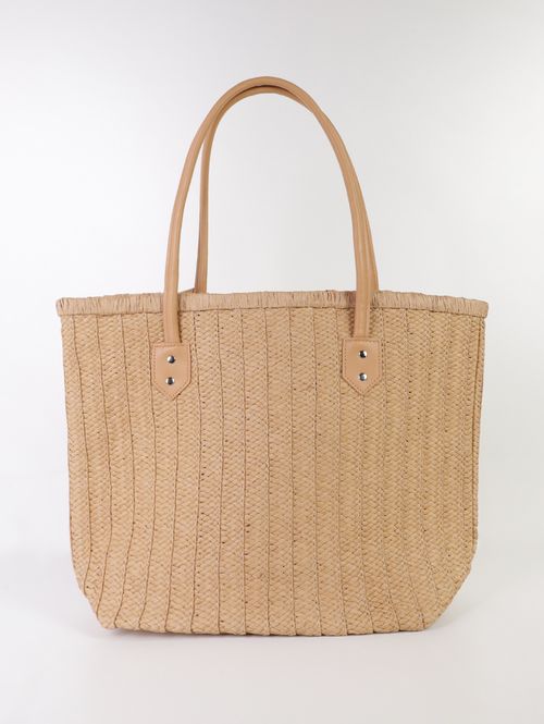 Bolsa De Tote Estruturada Feminina BEGE