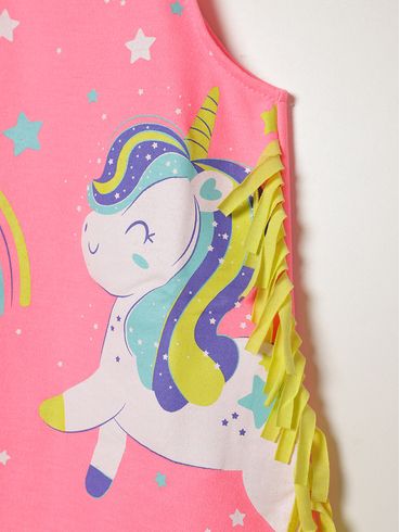 Salopete Moletinho Infantil Para Menina - ROSA