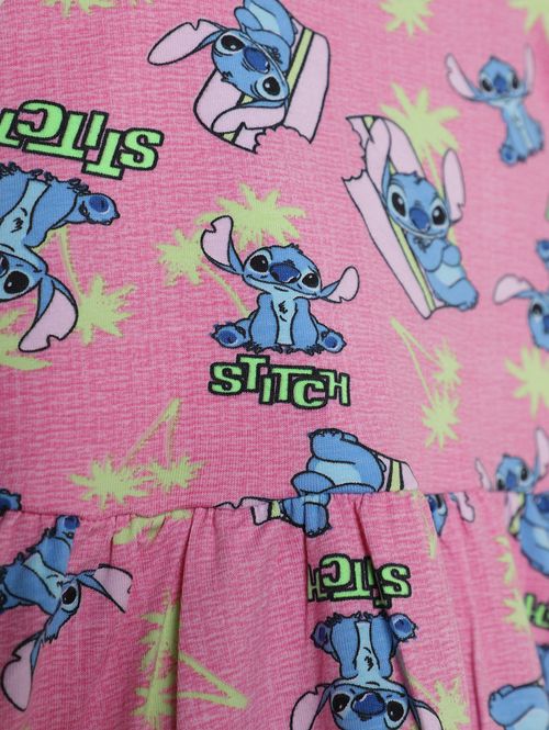 Vestido Cotton Stitch Infantil Para Menina - ROSA