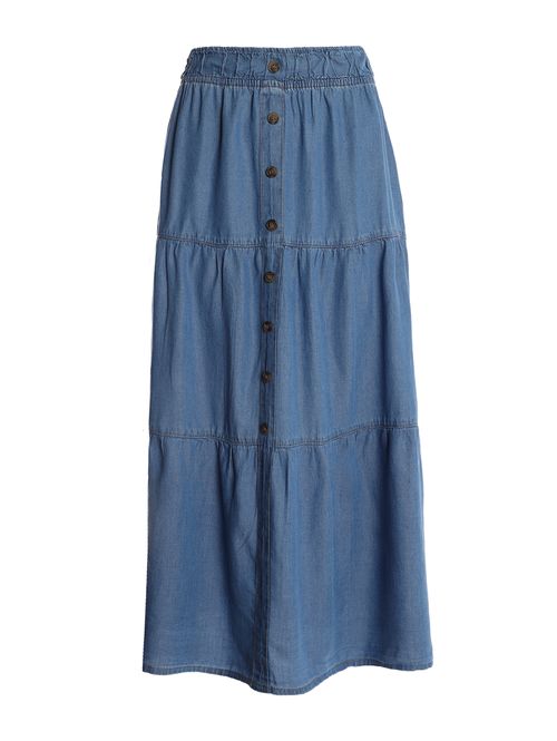 Saia Jeans 3 Marias Femininas AZUL