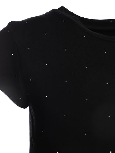 Blusa Malha Viscose Brilhos Eagle Rock Feminina PRETO