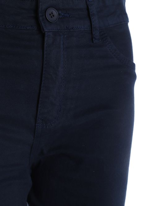 Calça Sarja Pantacourt Feminina MARINHO