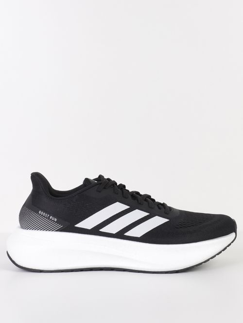 Tênis Esportivo Boost Run Adidas Masculino PRETO/BRANCO