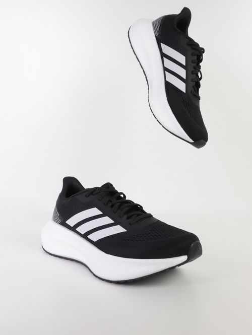 Tênis Esportivo Boost Run Adidas Masculino PRETO/BRANCO