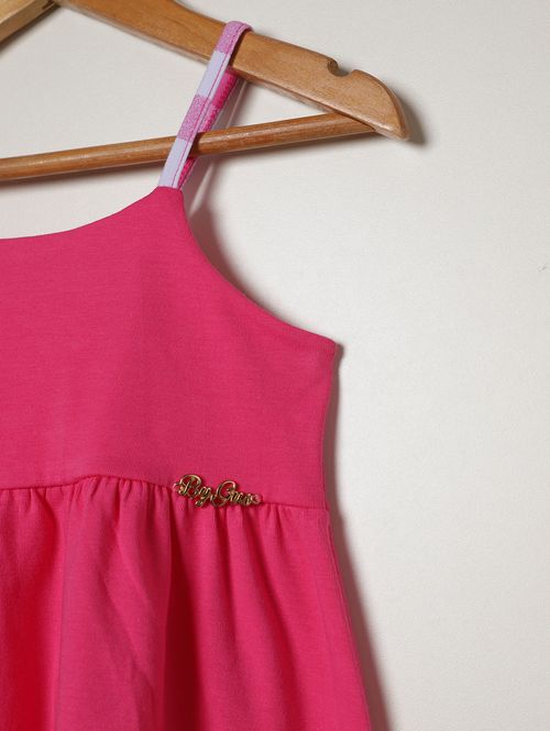 Vestido Godê Infantil Para Menina PINK