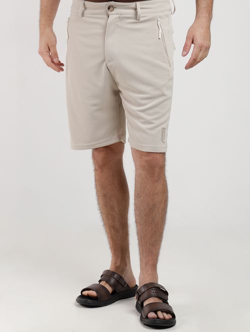 Bermuda Alfaiataria Gangster Masculina BEGE