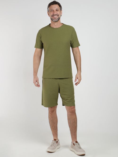 Bermuda Malha Vels Masculina VERDE