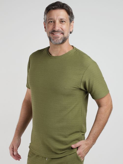 Camiseta Manga Curta Vels Masculina VERDE