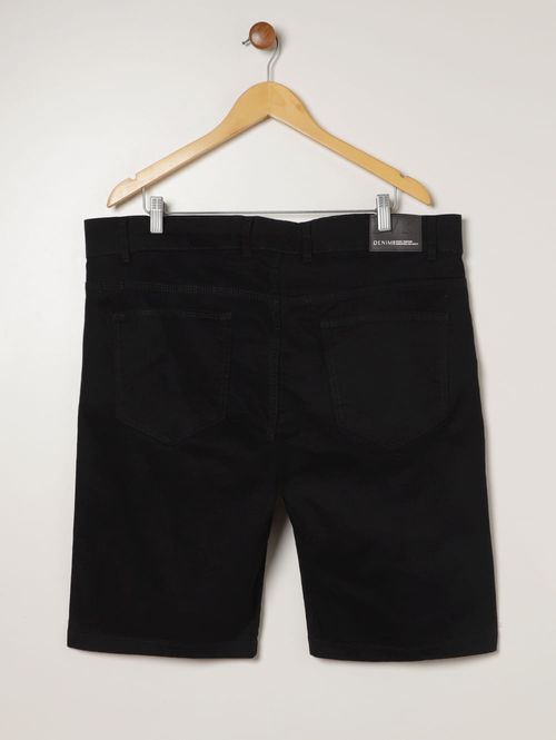 Bermuda Sarja Plus Size Masculina PRETO