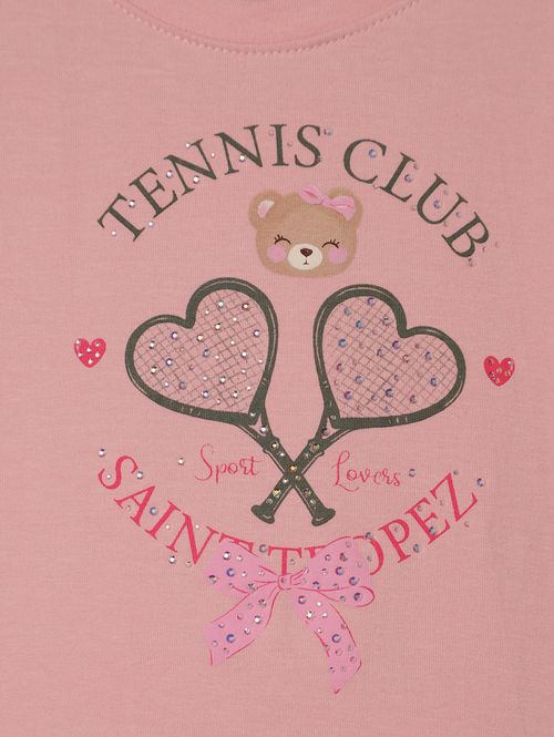 Blusa Cotton Infantil Para Menina - ROSA