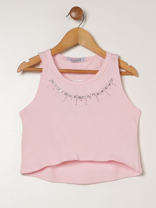 Conjunto Curto Infantil Para Menina - ROSA CLARO
