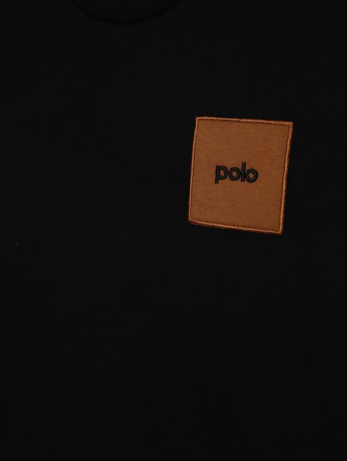 Camiseta Manga Curta Juvenil Para Menino - PRETO